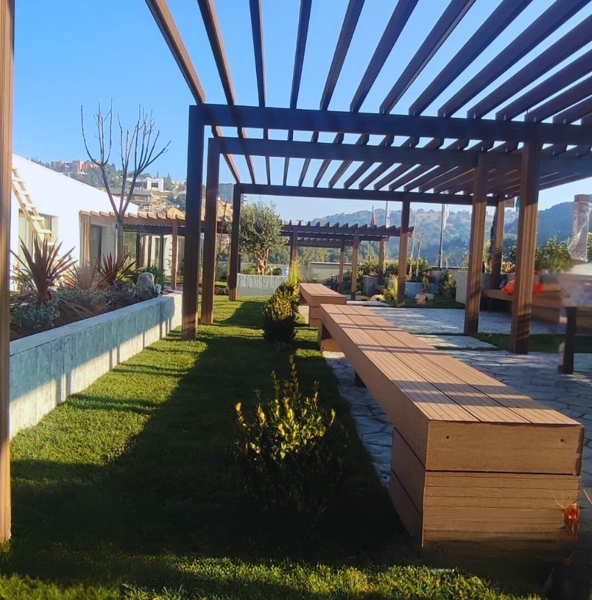 Al-Mashreq Schools benches and tables