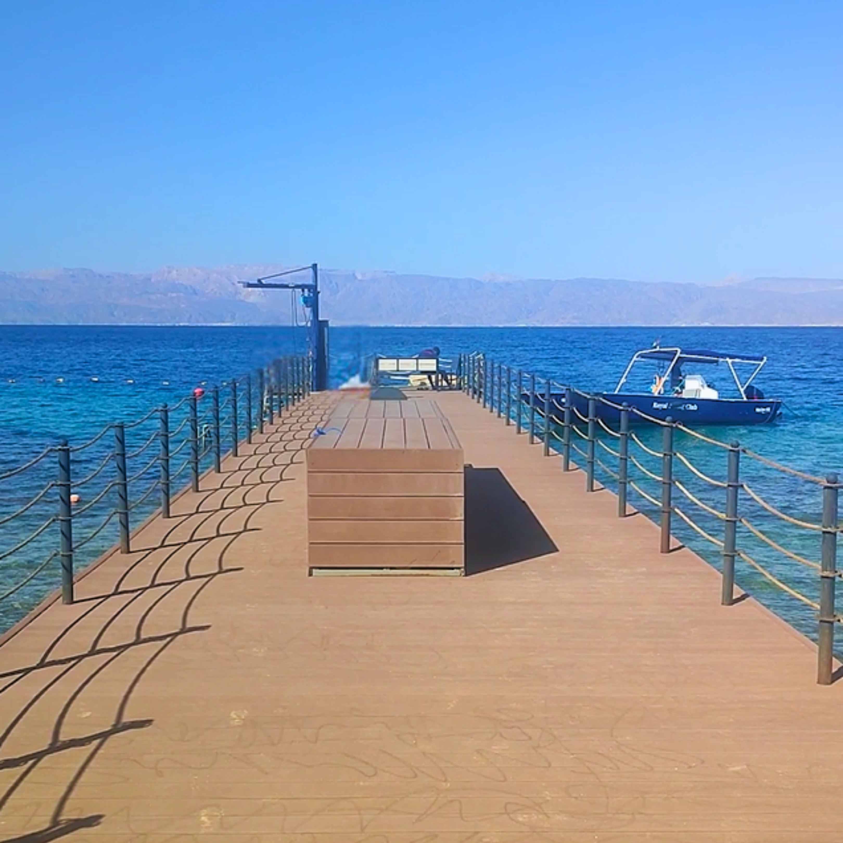 Royal Diving Club completed pier